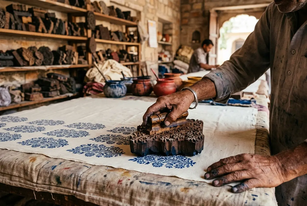 Block Printing Workshop Tour
