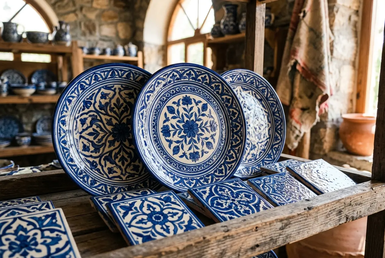 Blue Pottery Workshop Tour